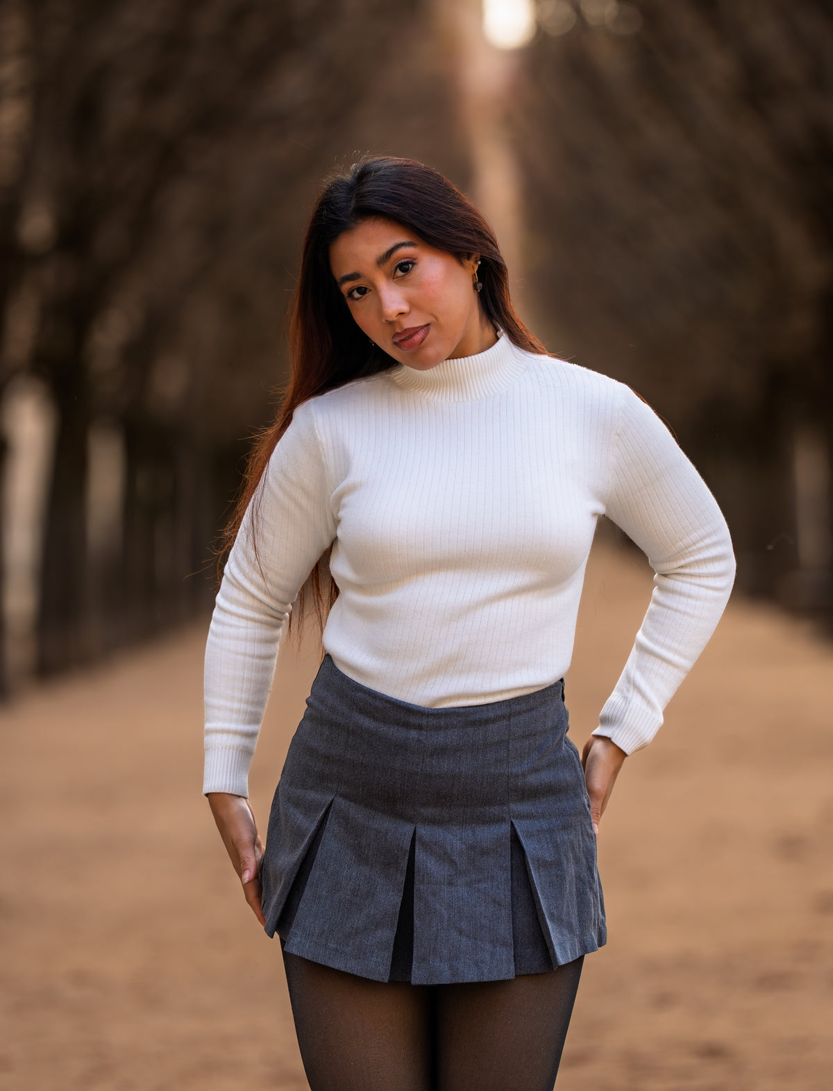 Pull Chaud Femme - Blanc