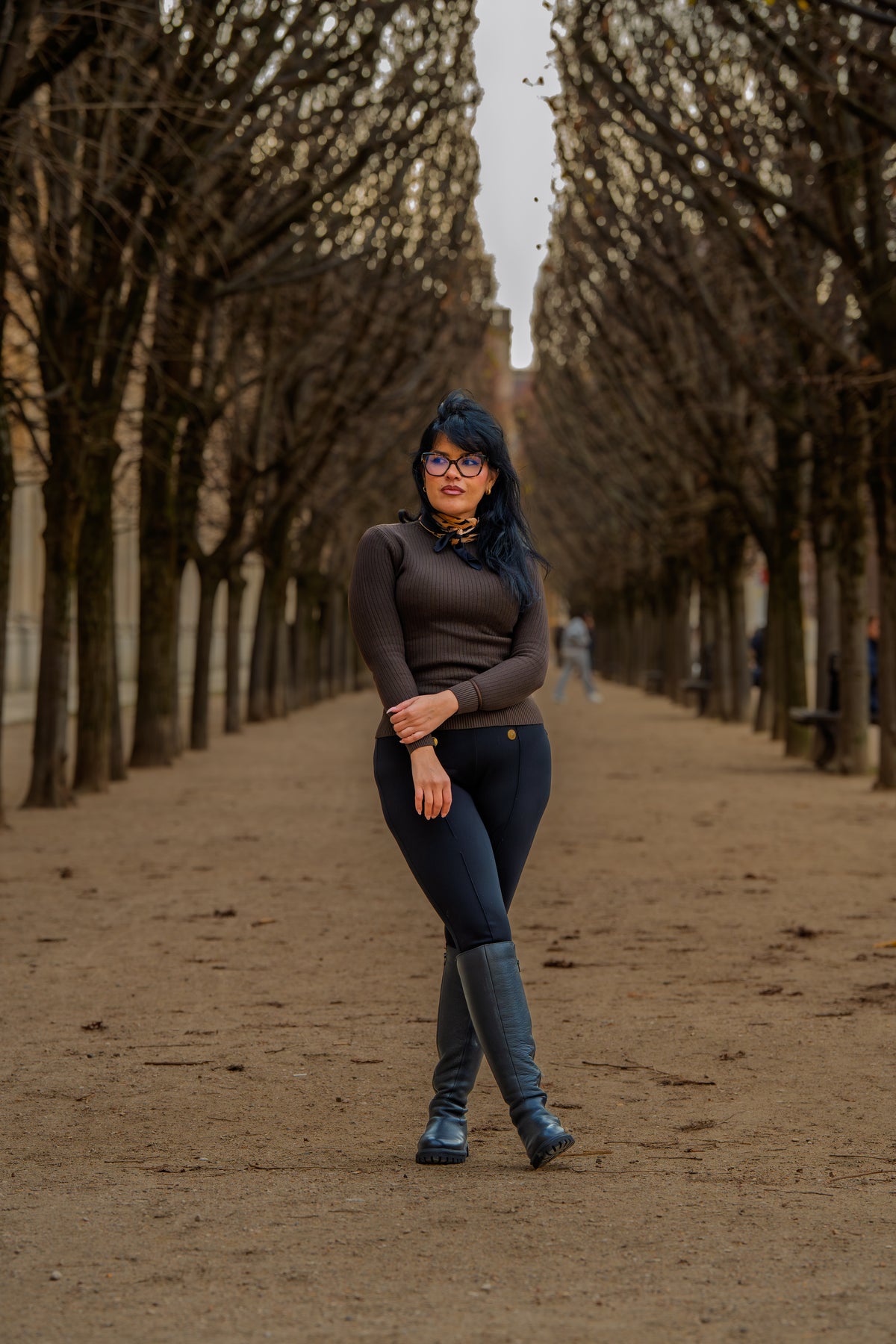 Pull Chaud Femme - Marron
