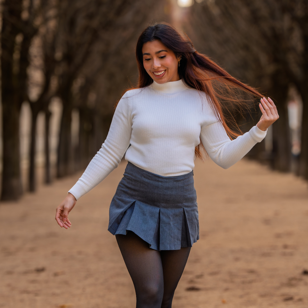 Pull Chaud Femme - Blanc