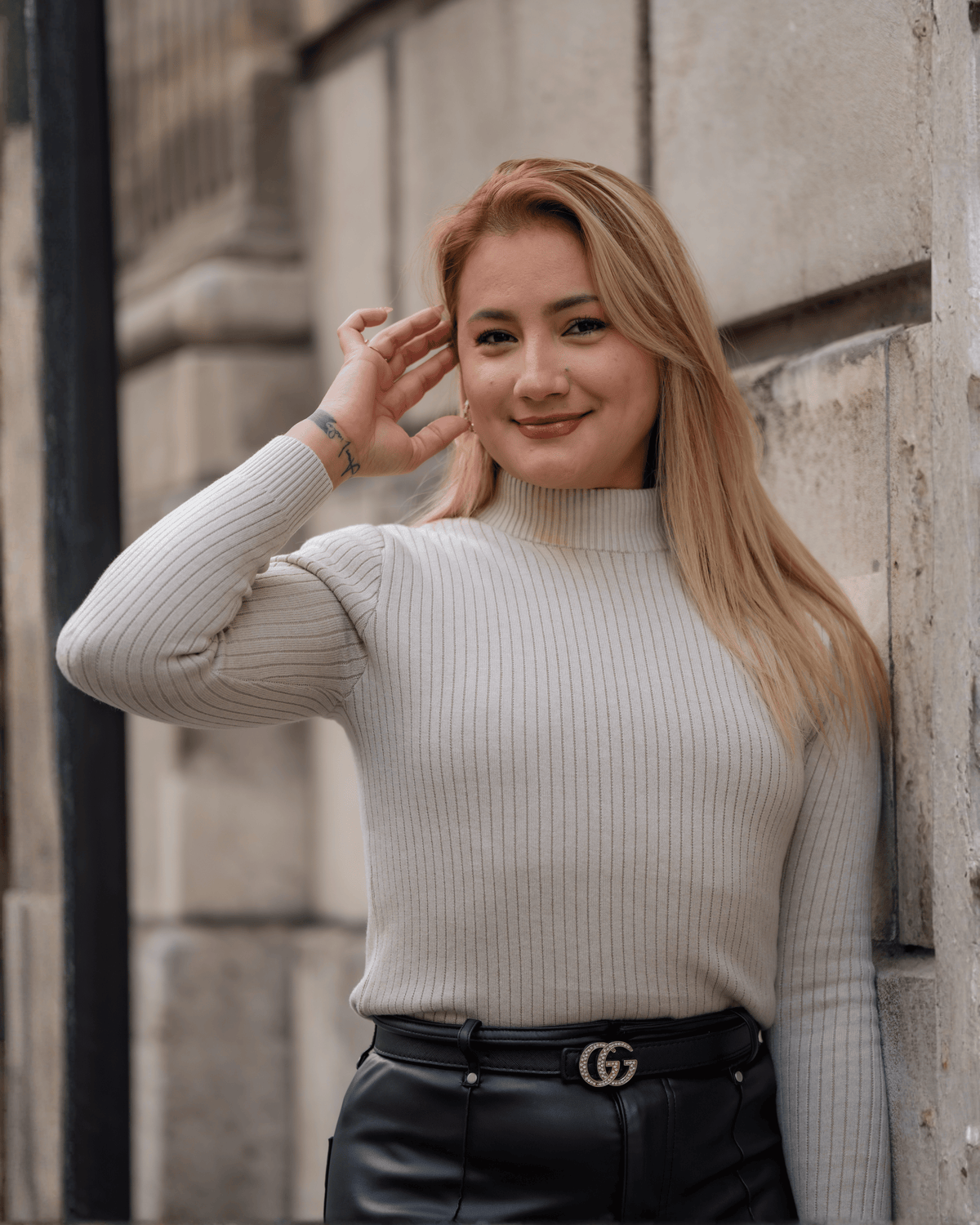 Pull Chaud Femme - Beige